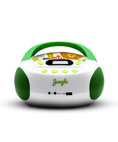 Lector CD Infantil MP3 Jungle - Verde