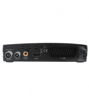 Receptor TDT - NORDMENDE RECEPTOR TDT2 MPEG5 USB, DVB-T2, USB, Negro