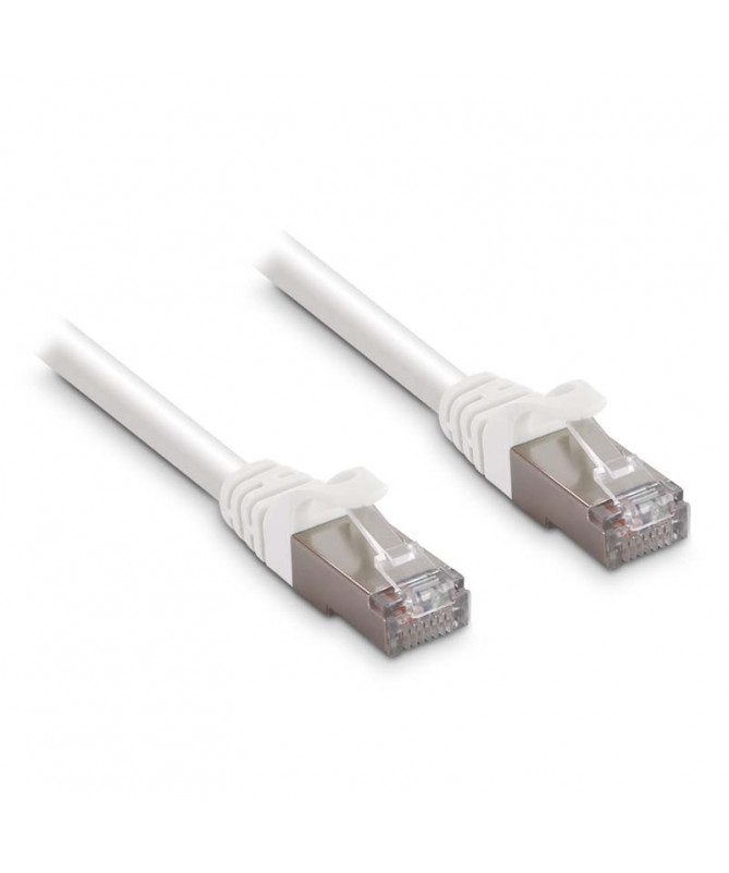 Arruinado Factor malo Cocinando Cable Ethernet RJ45 CAT 7 macho / macho recto 1,5 m - Blanco